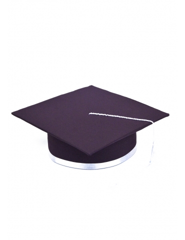 Toca absolvire violet alb