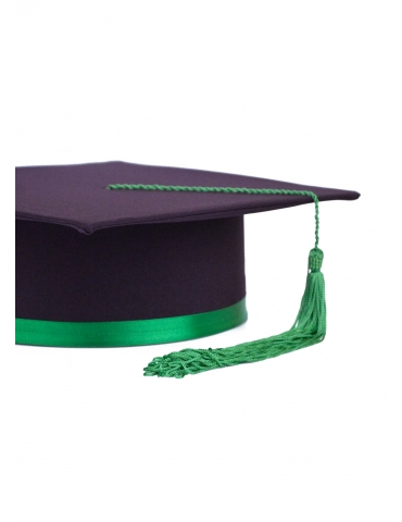 Toca absolvire violet verde...