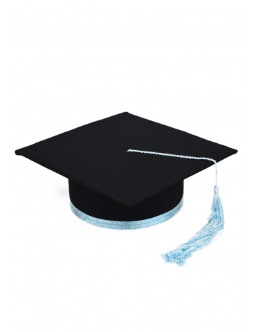 Light blue black graduation...