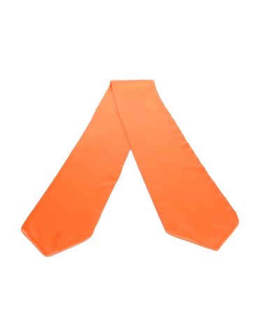 Orange graduation scarf