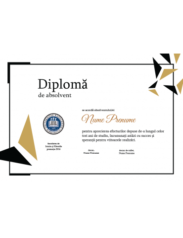 Graduation diploma model 5