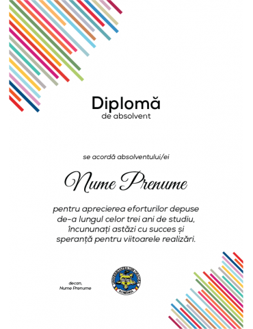 Graduation diploma model 6