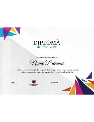 Graduation diploma model 11