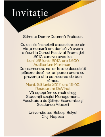 Graduation invitation model 8