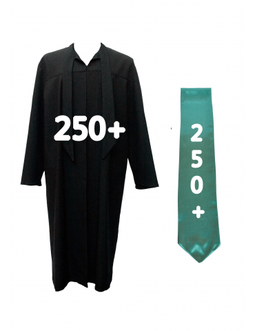 Pack PLUS 250+ robe and scarf