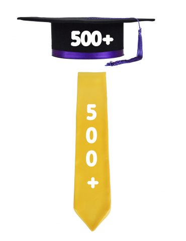 Pack PLUS 500+ cap and scarf